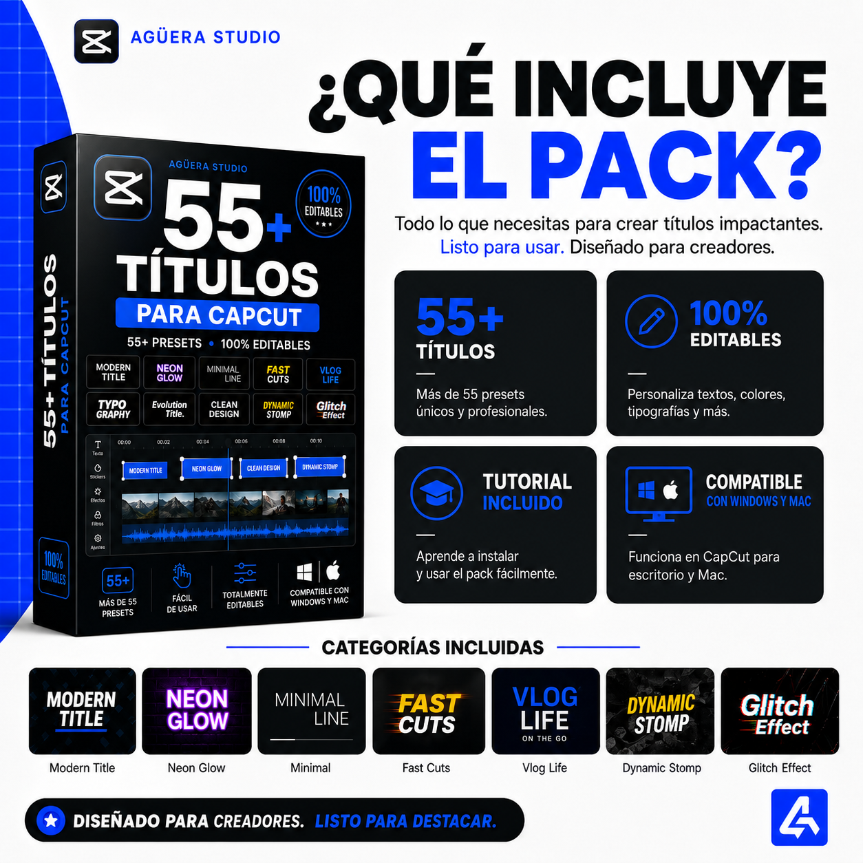 +55 TITULOS VIRALES PARA CAPCUT PRO